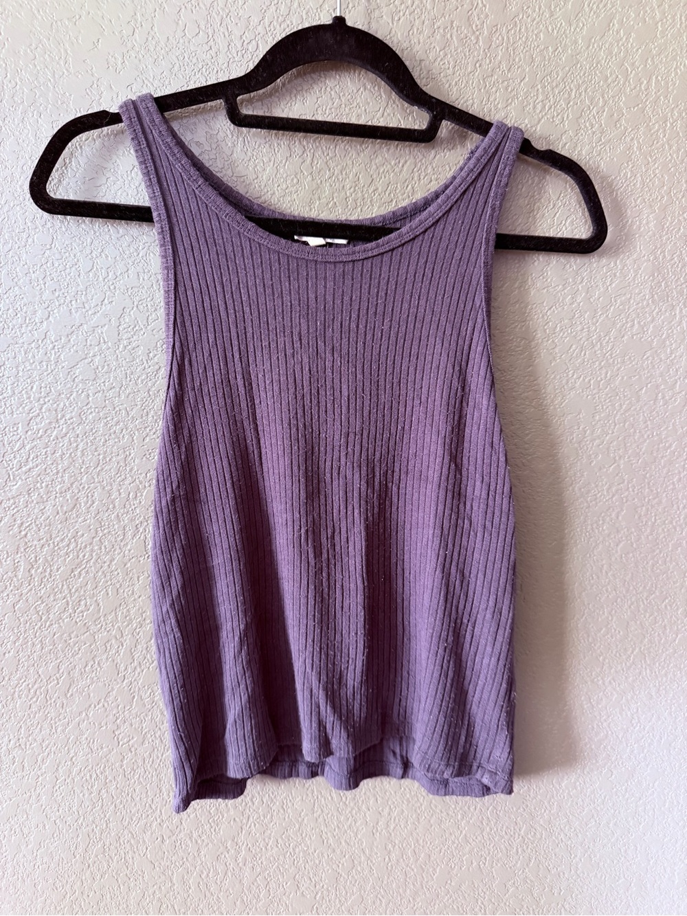 Splendid Ribbed Tank Top - black
